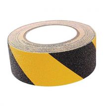 Adhésif Antidérapant Eco Jaune Et Noir 50 Mm X 183 M
