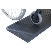 Handinorme - Rampe de seuil GOMMY angulaire caoutchouc noir 2,5 cm - Antidérapante et accessible PMR