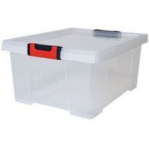 Boîte De Rangement Avec Couvercle Clipstock - 30l