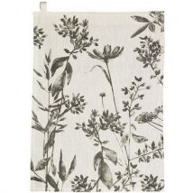 Torchon Fleuri 100% Coton - 50x70cm