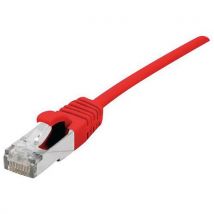 Cordon Patch Blindé Rj45 Fin Rouge 2m Cat 6a S/ftp Lsoh Sng
