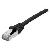 Cordon Blindé Rj45 Noir 2m Sur Câble Cat 7 S/ftp Lsoh Sng