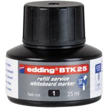 Lot de 2 - Flacon Recharge Encre Pour Edding 28 - Noir