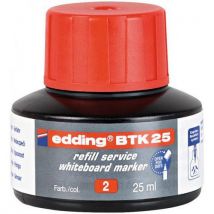 Lot de 2 - Flacon Recharge Encre Pour Edding 28 - Rouge
