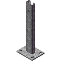 Pack 1 Support Extrémité Plat - 1 Boulon - Aximum