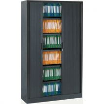Armoire Métallique Rideaux Pvc H105xl100 Cm Gris Anthracite