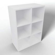 Meuble 6 Cases L807xh1123xp432 Cm Blanc