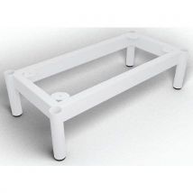 Socle 4 Pieds H20 Cm Pour Meuble 4 Et 6 Cases Blanc