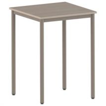 Mange Debout Carélie 80x80 Ht 110 Strat Chêne Noisette Cuir