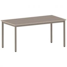 Table Carélie 160x80 Cm Fixe T6 Strat Chêne Hongrie Noisette