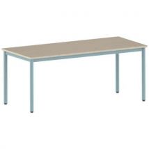 Table Carélie 180 X 80 Cm Fixe T6 Strat Érable Lagon 6027