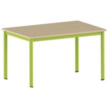 Table Carélie 120 X 80 Mobile T5 Strat Hêtre Miel- Vert 1864