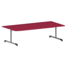 Table Bandana 160 X 80 Cm Fixe T1 Strat Cerise Gris