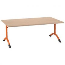 Table Sara 140 X 80 Cm Fixe T2 Strat Dl Érable Papaye 2011