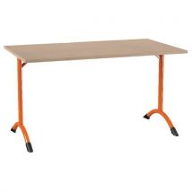 Table Sara 140 X 80 Cm Fixe T6 Strat Dl Érable Papaye 2011