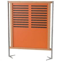 Claustra Ella Acoustique 126x160 Strat Orange Nat Gris