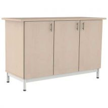 Buffet Arcus 3 Portes Érable - Blanc 9016