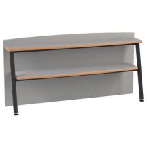Etagère Buffet Ella 3 P Gris Perle Noir
