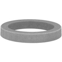 Banc tour d'arbre rond 2 éléments - Béton Gris Lisse - Hauteur 20cm - Mobilier Urbain Durable