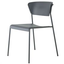 Lot De 4 Chaises Lisa Go Green 4 Pieds Anthracite