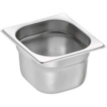 Bac Inox 201 Gn 1/6 - 176x162x100 Mm