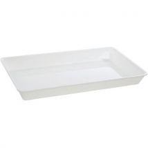 Plat En Plexiglas Gastronorme 1/1 - 530x325x50 Mm - Blanc