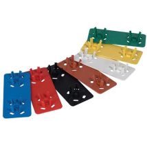 Lot de 50 - Clip Identification Marron Pour Casier De Lavage