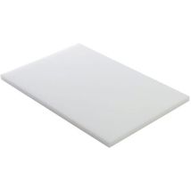 Planche à découper PEHD Blanc - 150x70x2.5 cm - Usage Alimentaire - Robuste et Durable