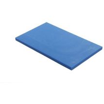 Planche à découper PEHD bleue - GN1/1 53x32.5x2 cm - Usage alimentaire professionnel