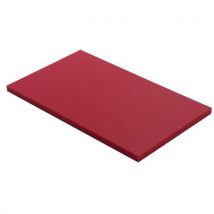 Planche À Découper En Pehd Rouge - Gn1/1-53x32.5x2 Cm