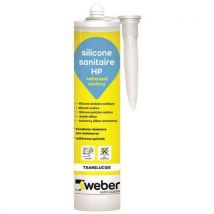 Mastic Silicone Sanitaire - Weberseal Transparent 300 Ml