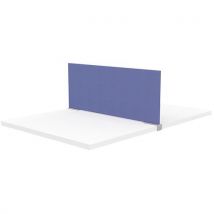 Ecran De Séparation P.80cm Tissu Bleu + Pinces Alu