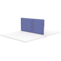Ecran De Séparation Acoustiqu P.80cm Tissu Bleu +pces Blanc