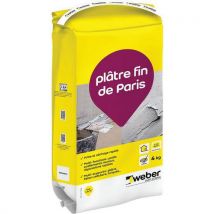 Plâtre Fin De Paris - Weber 4 Kg