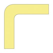 Adhésif En L Glowlite 100x100 Mm