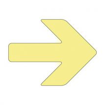 Flèche Adhésive Glowlite 80x60 Mm