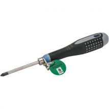 Tournevis Ergo Vis Pozidriv Mandrin Sécurité Pz1x75mm