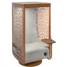 Fauteuil Acoustique Pergola Noyer / Gris