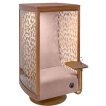 Fauteuil Acoustique Pergola Noyer / Rose
