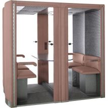 Cabine Acoustique Silence Box 4 Places Rose