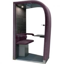 Cabine Téléphonique De Bureau Fermée Violet