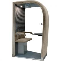 Cabine Téléphonique De Bureau Fermée Beige