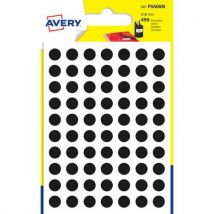 Lot de 4900 - Pastille Adhésive - Ø8 Mm - Noir