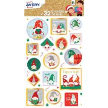 Lot de 960 - Sticker De Noël - Motif Traditionnel Varié