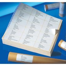 Lot de 3000 - Étiquette Ordinateur Blanche - 107 X 488 Mm
