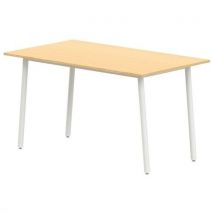 Table 4 Pieds Inclinés 180x80 Cm T6 Strat Abs Hêtre 350/alu