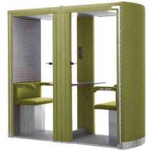 Cabine Acoustique Silence Box 2 Places Vert