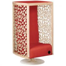 Fauteuil Acoustique Pergola Frêne / Rouge