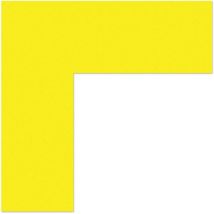 Adhésif Angle Carré Leanstripe-jaune- 15x15x75cm-80 Pièces