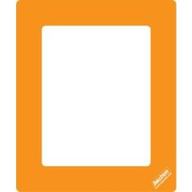 Ergomat - Protection étiquette marquage au sol DuraStripe - Orange - 24,8x31cm - 45 pièces - Montage sans outils